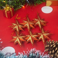 Christmas Tree Deco-Stars -6 Nos